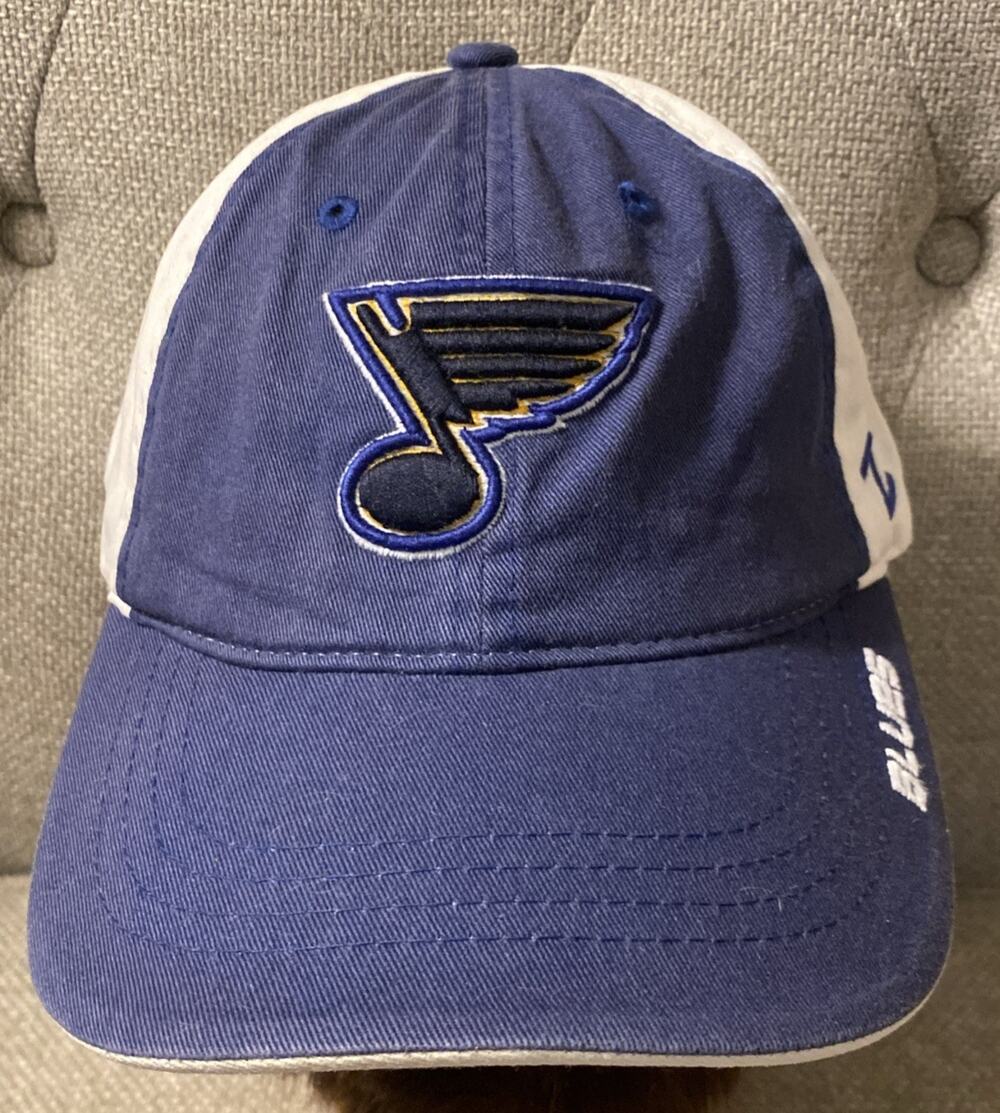 St. Louis Blues Blue White Strapback Hat Cap Zephyr NHL Hockey